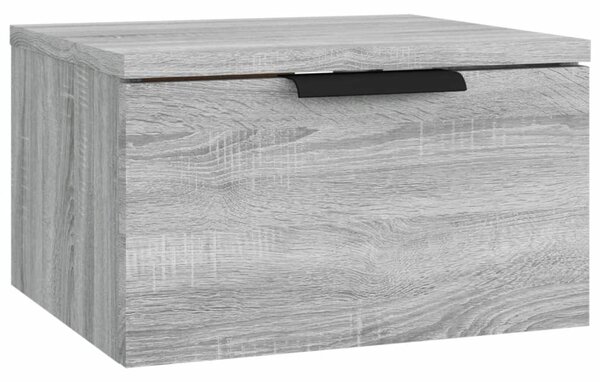 Wall-mounted Bedside Cabinet Grey Sonoma 34x30x20 cm