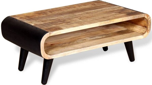 Coffee Table Rough Mango Wood 90x55x39 cm