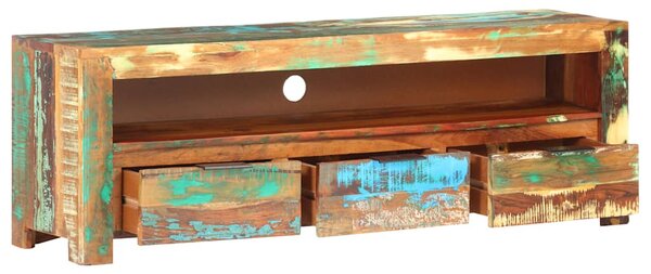 TV Cabinet 119x30x41 cm Solid Reclaimed Wood