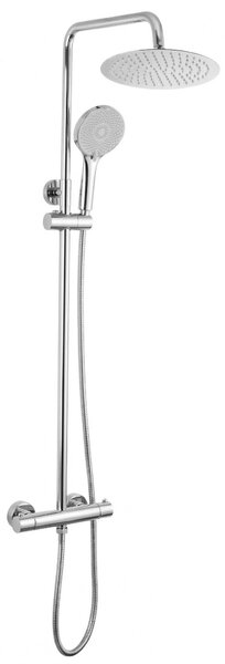 Shower set without spout with thermostat Rea Lungo Chrome