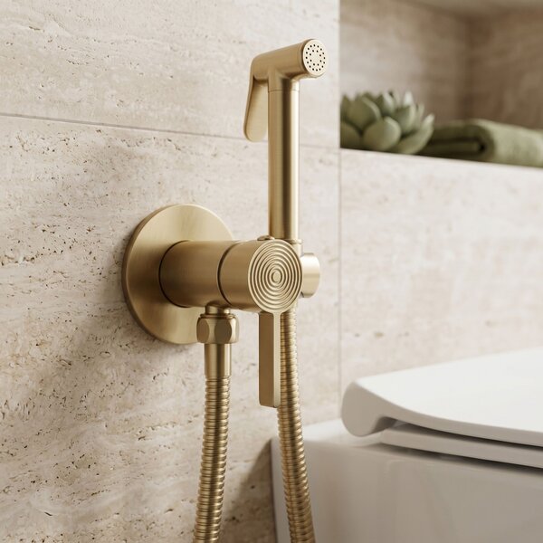 Bidet faucet Rea Foster Brush Gold