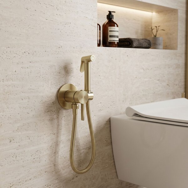 Bidet faucet Rea Foster Brush Gold