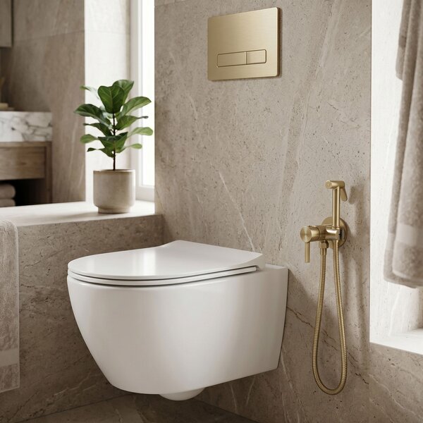 Bidet faucet Rea Foster Brush Gold