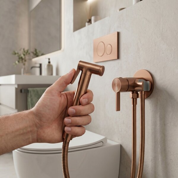 Bidet faucet Rea Foster Brush Copper