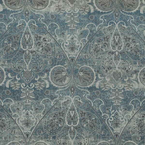 Linda Barker Home Jaipur Printed Cotton Fabric Saphire