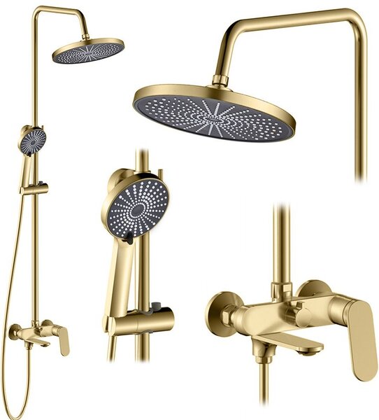 Shower set REA Marco Brush Gold