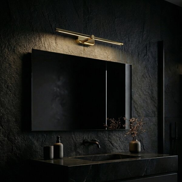 Bathroom LED wall sconce APP1889-1W 40 cm GOLD