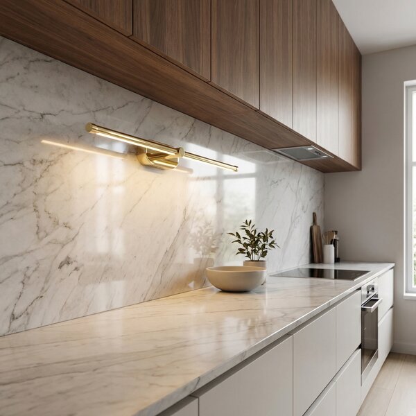 Bathroom LED wall sconce APP1890-1W 60 cm GOLD