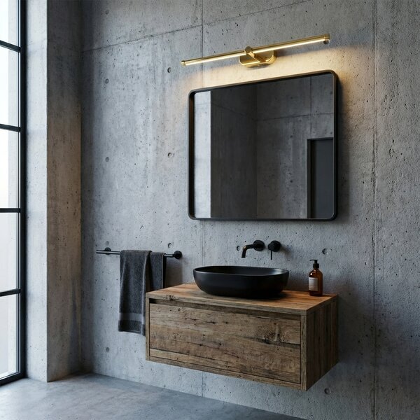 Bathroom LED wall sconce APP1890-1W 60 cm GOLD