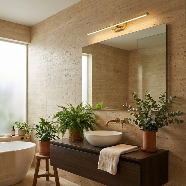 Bathroom LED wall sconce APP1890-1W 60 cm GOLD