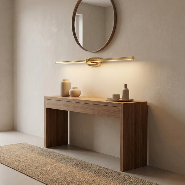 Bathroom LED wall sconce APP1891-1W 80 cm GOLD