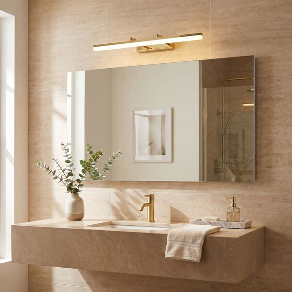 Bathroom LED wall sconce APP1873-1W 60cm GOLD