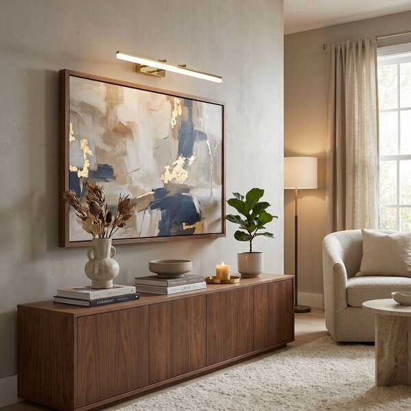 Bathroom LED wall sconce APP1874-1W 80cm GOLD