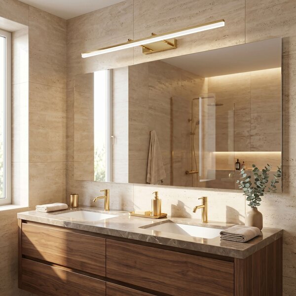 Bathroom LED wall sconce APP1874-1W 80cm GOLD