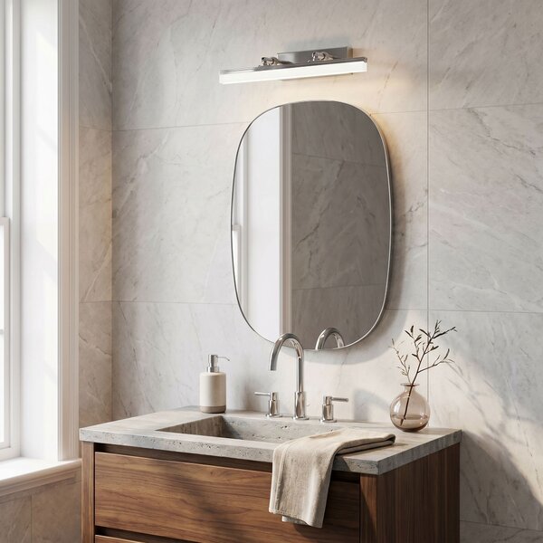 Bathroom LED wall sconce APP1869-1W 40cm CHROME