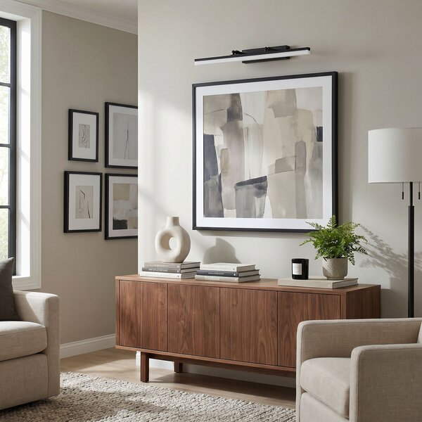 Bathroom LED wall sconce APP1879-1W 60cm BLACK