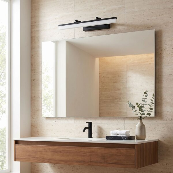 Bathroom LED wall sconce APP1878-1W 40cm BLACK