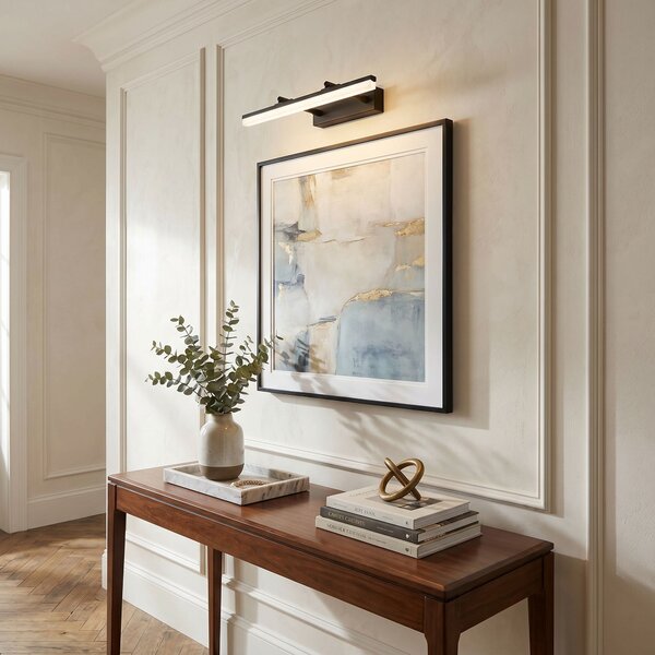 Bathroom LED wall sconce APP1878-1W 40cm BLACK