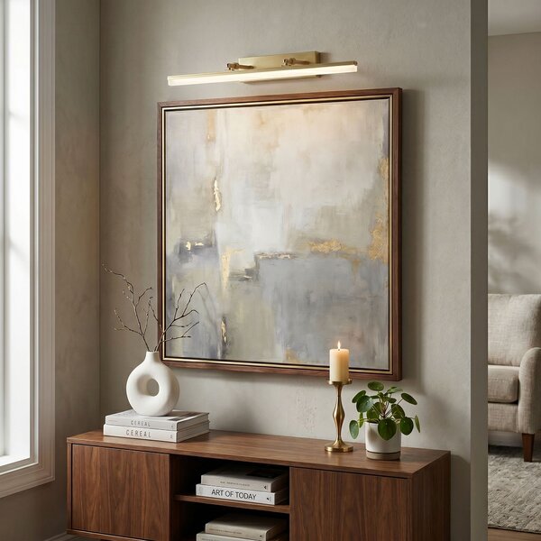 Bathroom LED wall sconce APP1876-1W 60cm BRUSH GOLD