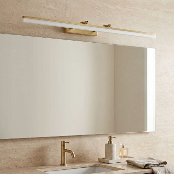 Bathroom LED wall sconce APP1877-1W 80cm BRUSH GOLD