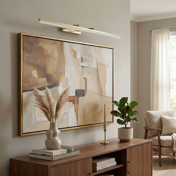 Bathroom LED wall sconce APP1877-1W 80cm BRUSH GOLD