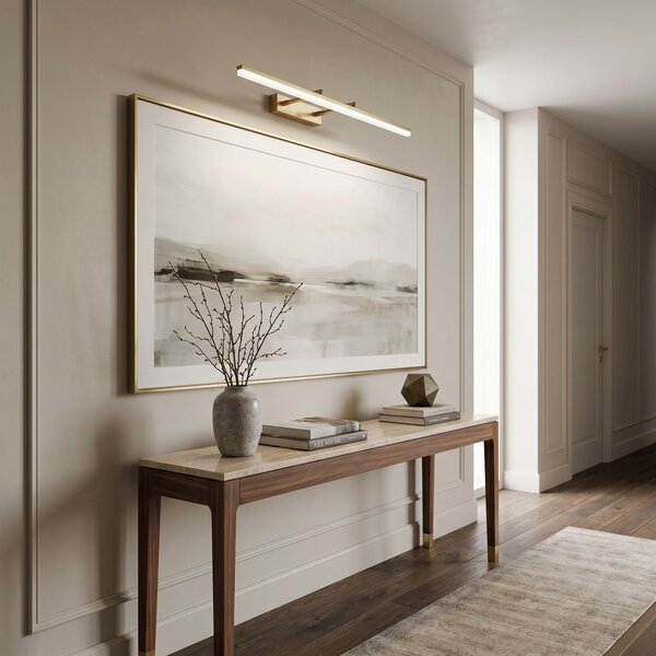 Bathroom LED wall sconce APP1877-1W 80cm BRUSH GOLD