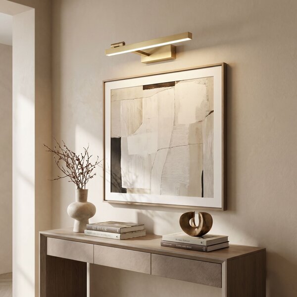 Bathroom LED wall sconce SWE031-1W 40cm Brush Gold