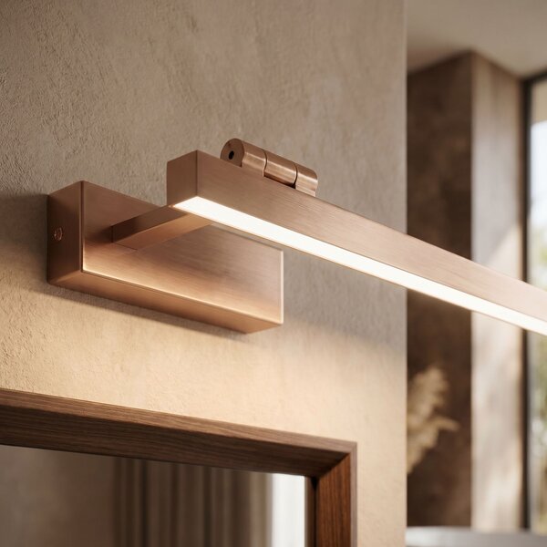 Bathroom LED wall sconce SWE038-1W 60cm BRUSH COPPER