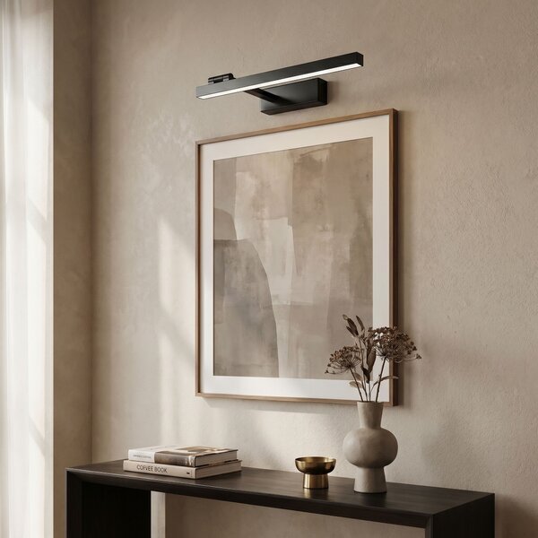Bathroom LED wall sconce SWE034-1W 40cm BLACK
