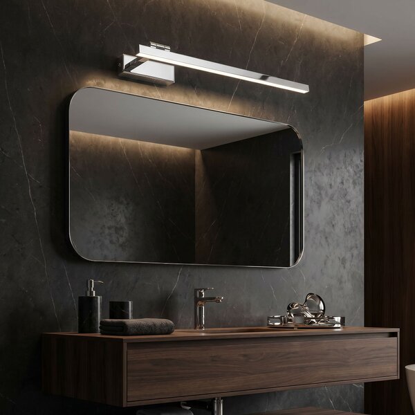 Bathroom LED wall sconce SWE029-1W 60cm CHROME