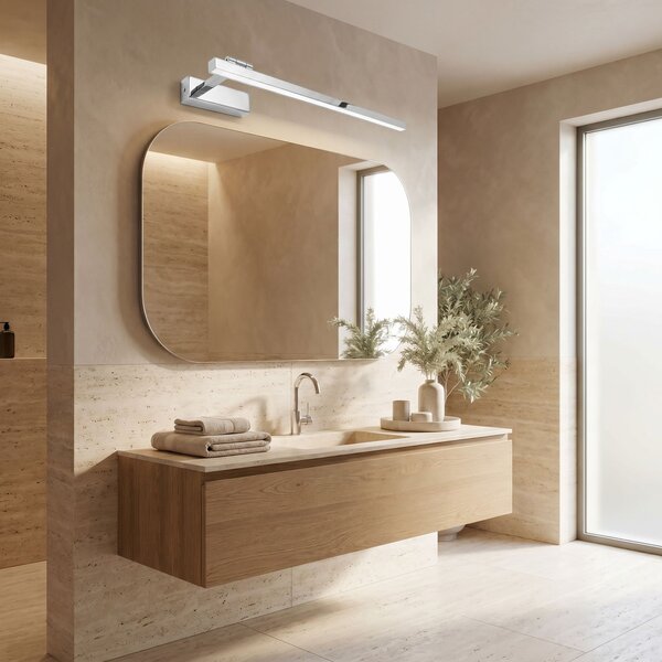 Bathroom LED wall sconce SWE029-1W 60cm CHROME