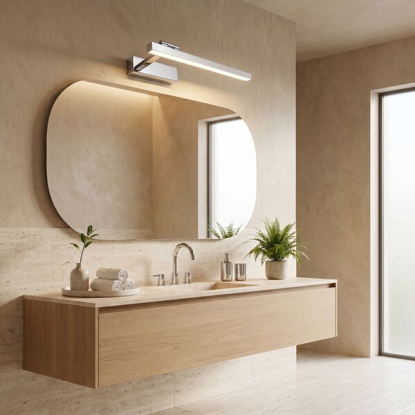 Bathroom LED wall sconce SWE028-1W 40cm CHROME