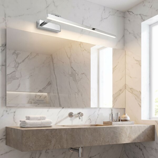 Bathroom LED wall sconce SWE029-1W 60cm CHROME