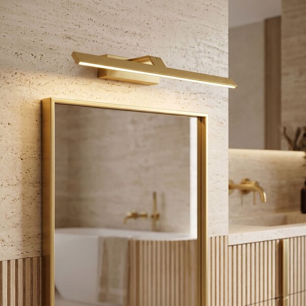Bathroom LED wall sconce SWE008-1W 58cm BRUSH GOLD