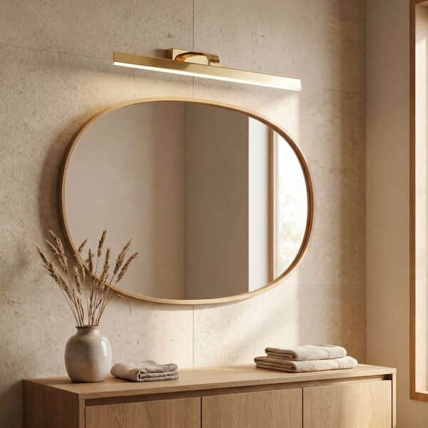 Bathroom LED wall sconce SWE006-1W 73cm GOLD