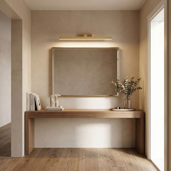 Bathroom LED wall sconce SWE006-1W 73cm GOLD