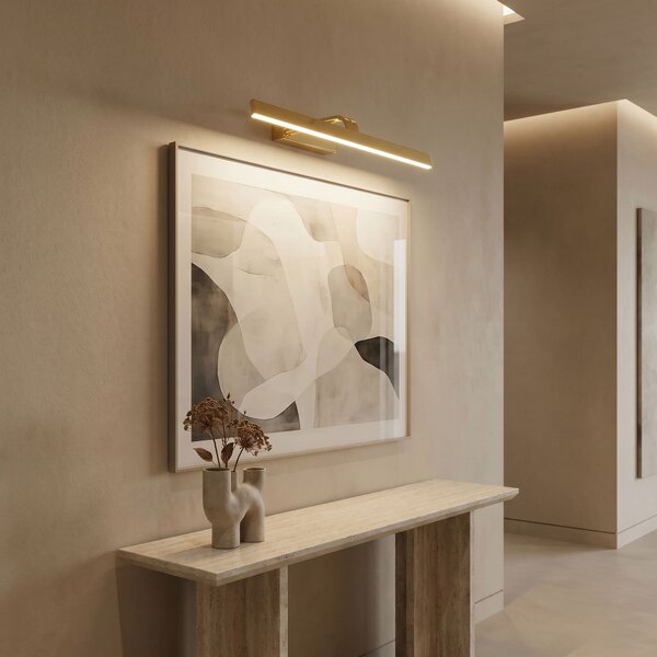 Bathroom LED wall sconce SWE006-1W 73cm GOLD