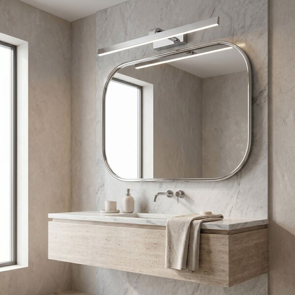 Bathroom LED wall sconce SWE003-1W 73cm CHROME