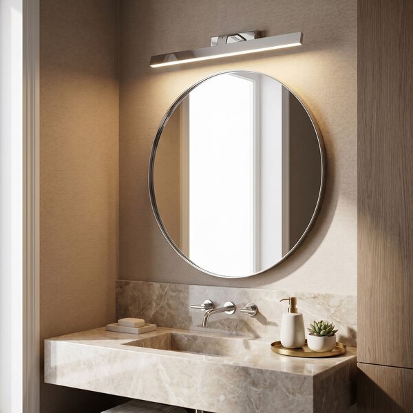 Bathroom LED wall sconce SWE002-1W 58cm CHROME
