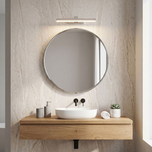 Bathroom LED wall sconce SWE001-1W 43cm CHROME