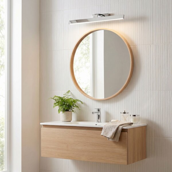 Bathroom LED wall sconce SWE002-1W 58cm CHROME