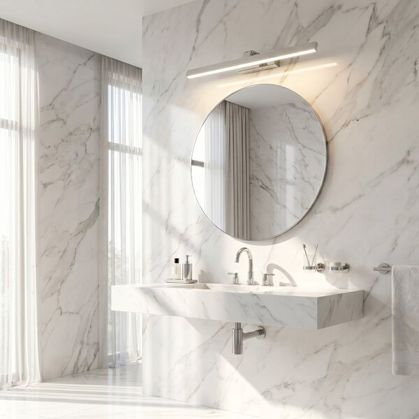 Bathroom LED wall sconce SWE002-1W 58cm CHROME