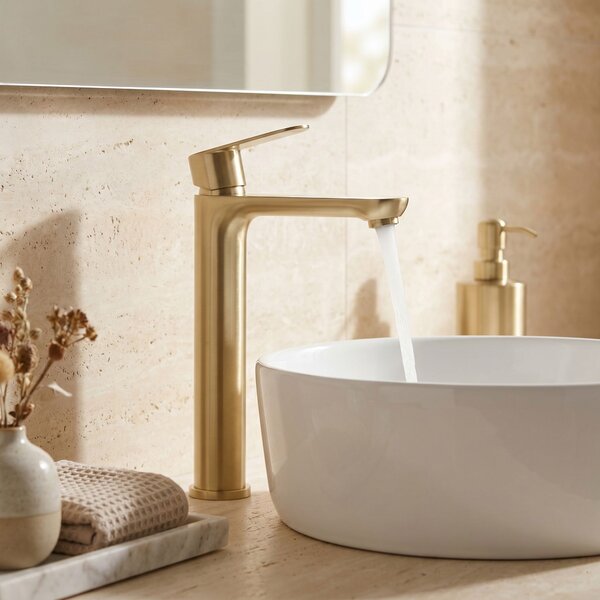Bathroom faucet Rea Logan Brush Nickel