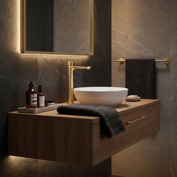 Bathroom faucet Rea Logan Brush Nickel