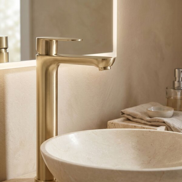 Bathroom faucet Rea Logan Brush Nickel