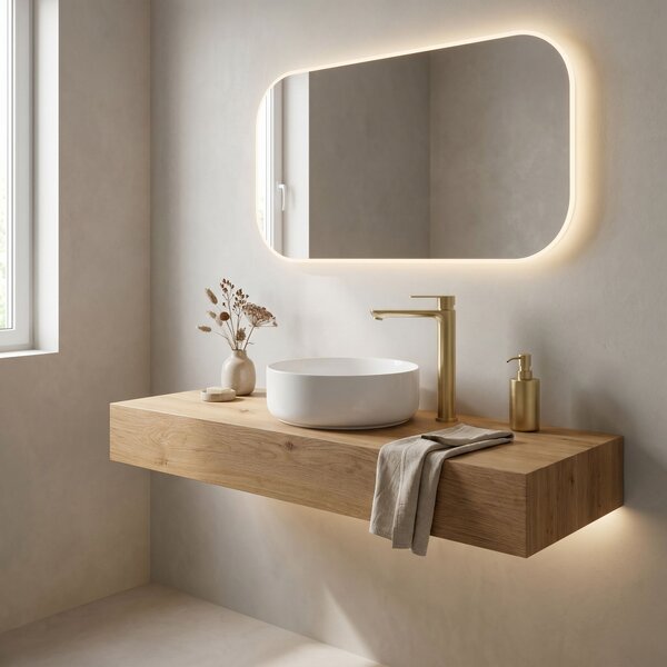 Bathroom faucet Rea Logan Brush Nickel