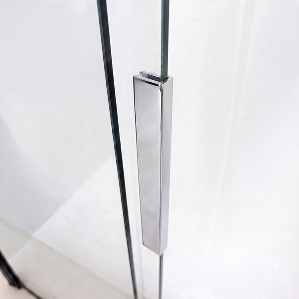 Sliding bathtub screen REA Dario Chrome 80