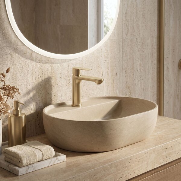 Bathroom faucet Rea Logan Brush Gold