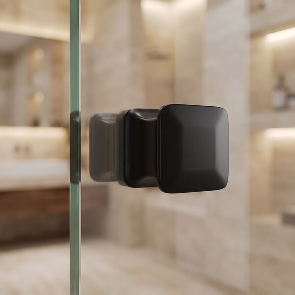 Shower door handle Rea 04 Black