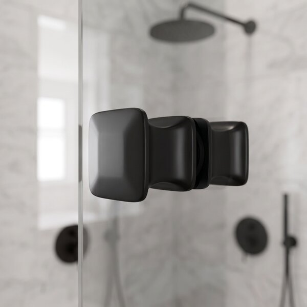 Shower door handle Rea 04 Black